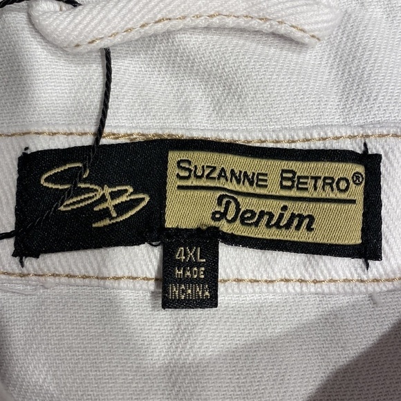 P womens Suzanne Betro denim vest size 3X - Picture 3 of 4